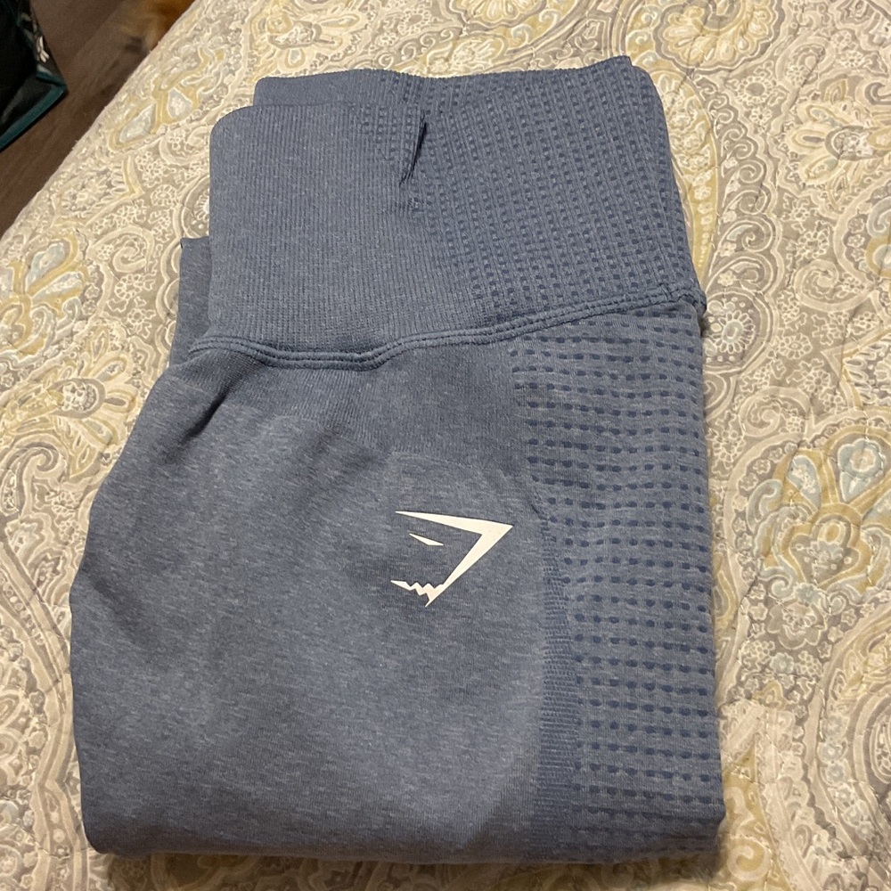 Gymshark Slate Blue Textured Leggings